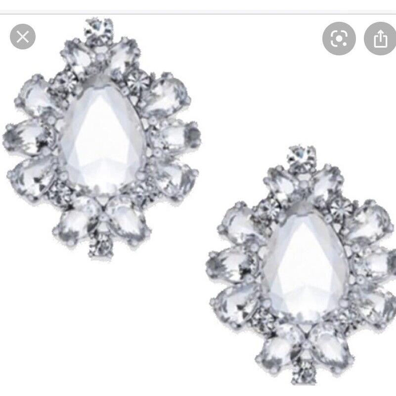 Kate Spade Take A Shine Crystal Cluster Statement Stud Earrings J69DD