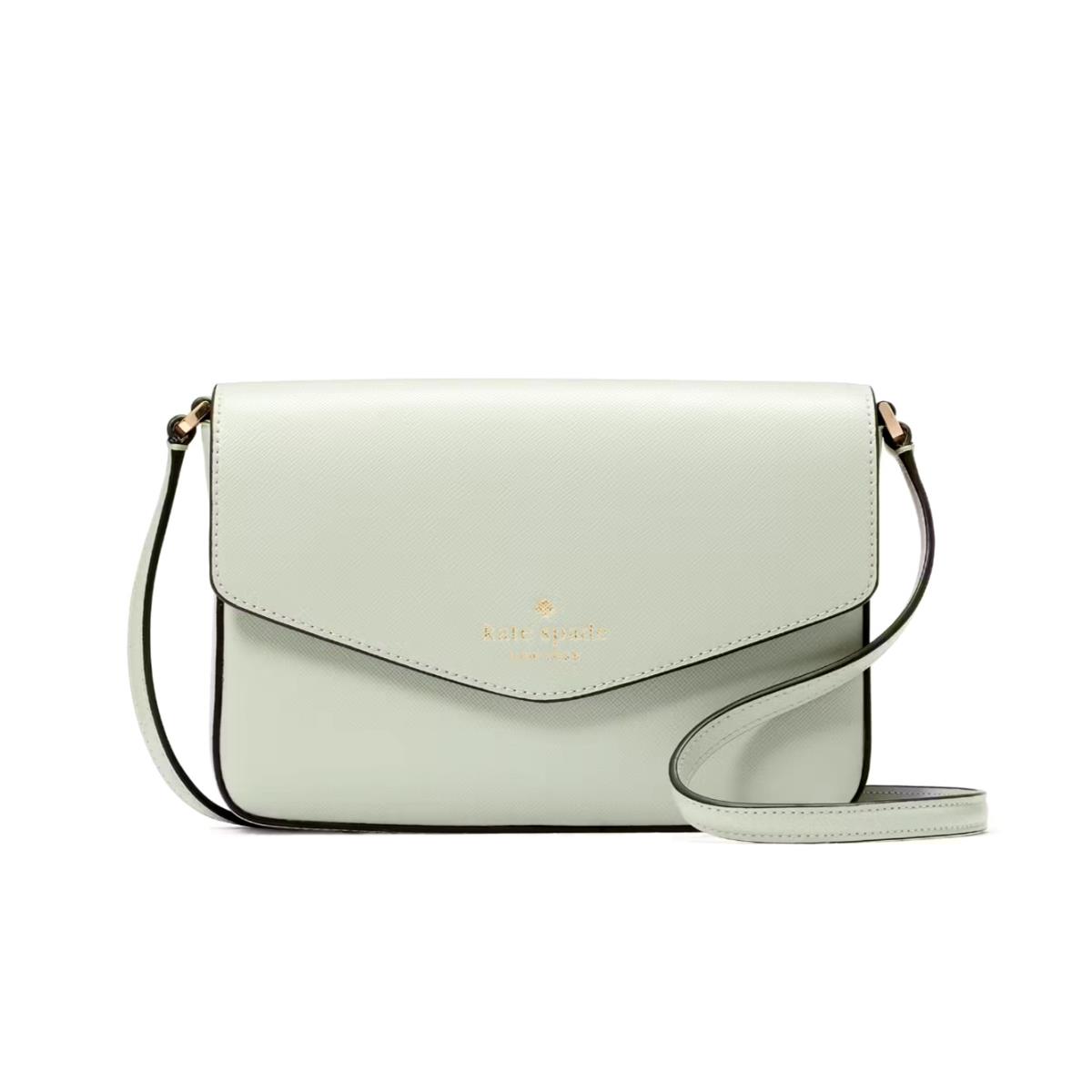 New Kate Spade Sadie Envelope Crossbody Light Olive with Dust Bag