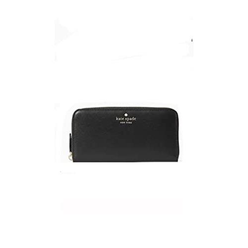 Kate Spade Brynn Black Large Continental Zip Around Wallet - New