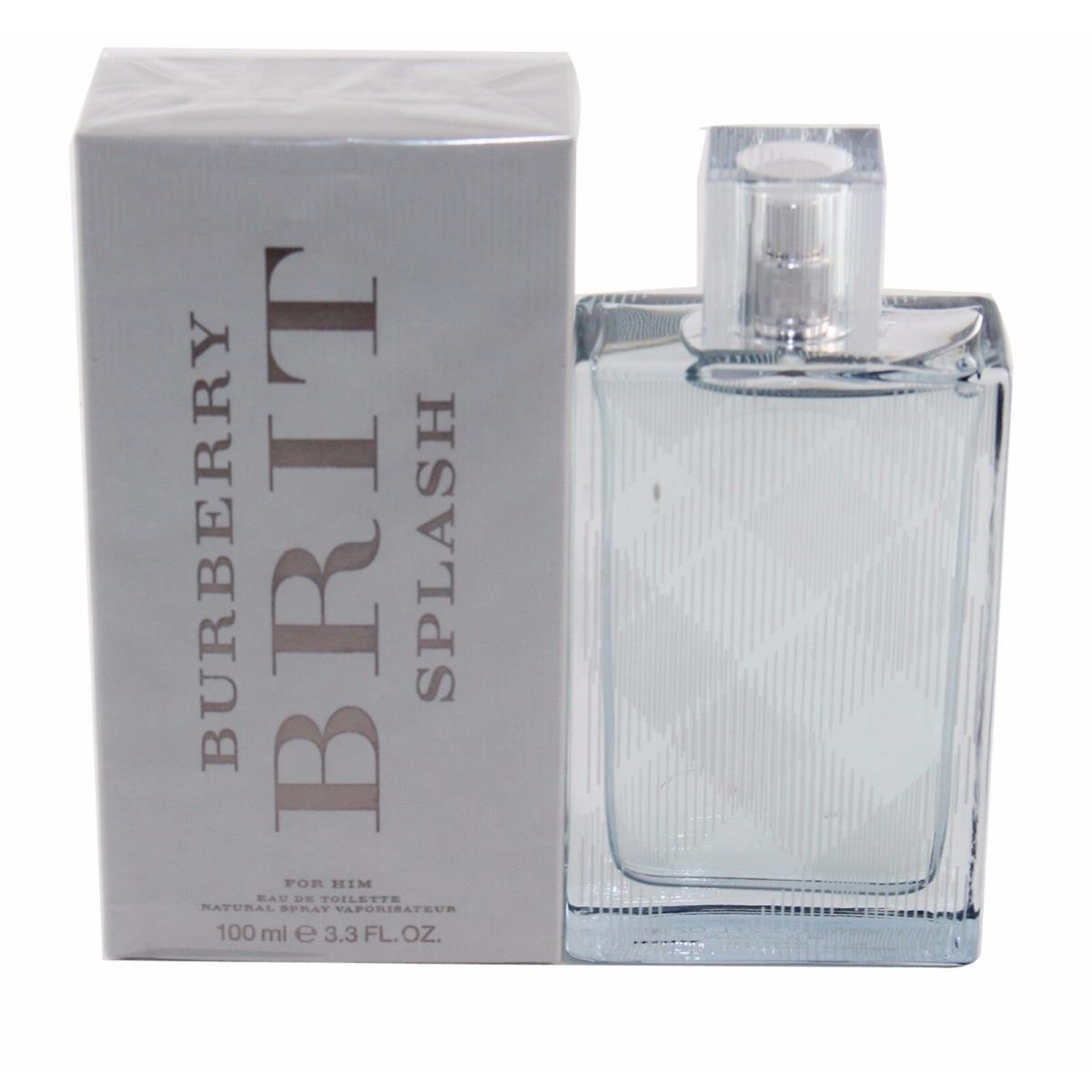 Burberry Brit Splash For Men Cologne Edt 3.3 oz / 3.4 oz