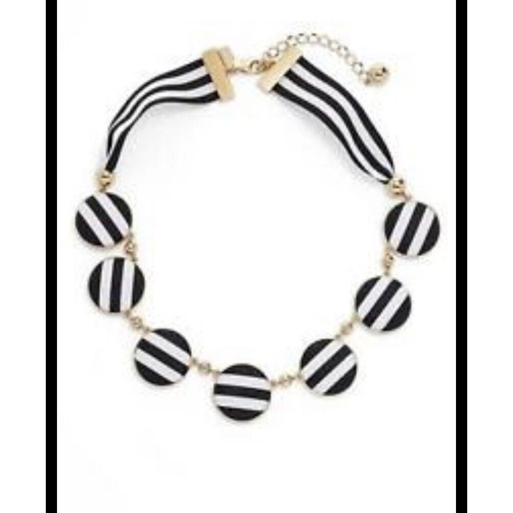 Kate Spade Set Sail Statement Ribbon Necklace Z315