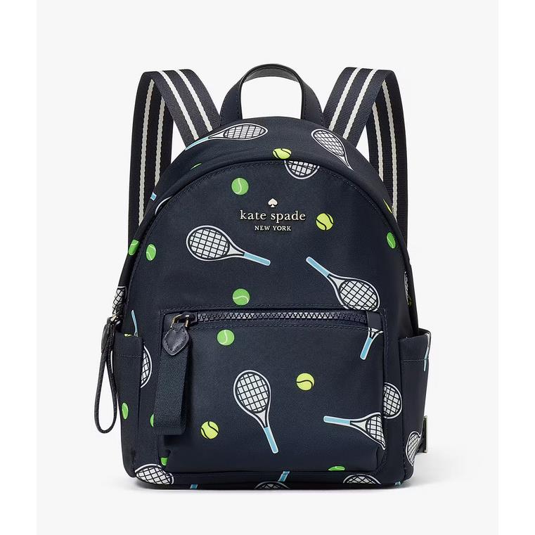 Kate Spade Chelsea The Little Better Nylon Mini Backpack - Racquet Ball Print