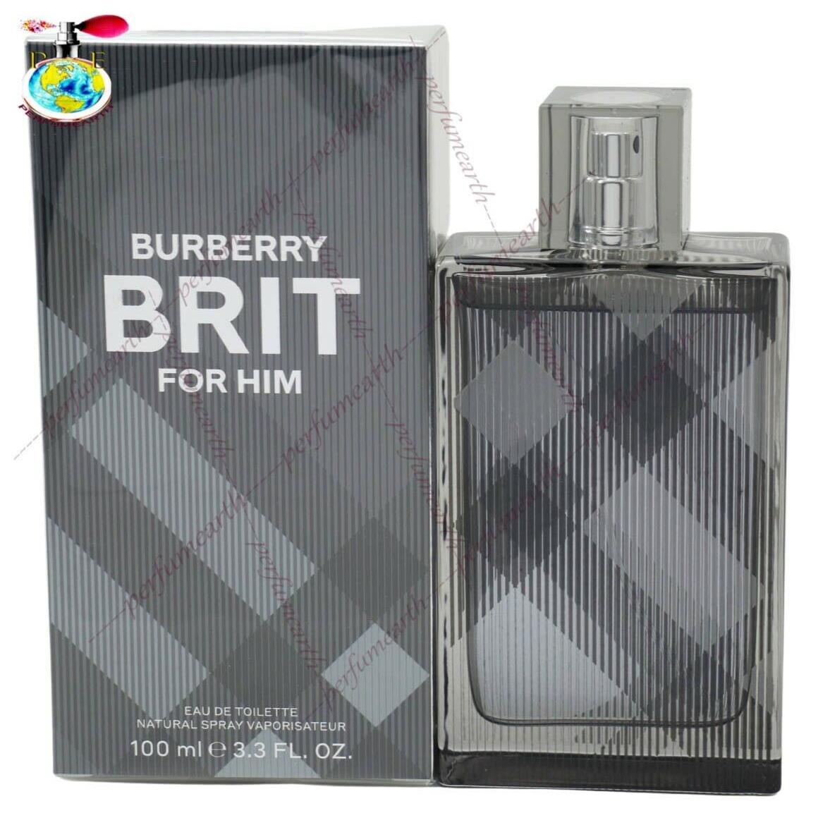 Burberry Brit For Men Cologne Edt 3.3 oz / 3.4 oz