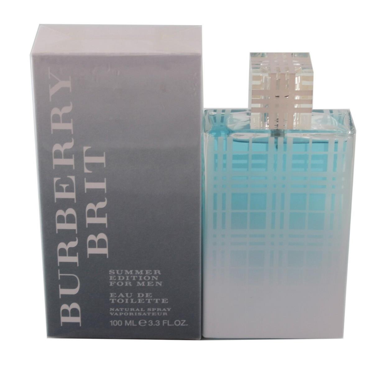 Burberry Brit Summer Edition Men 3.3/3.4 OZ Edt Spray