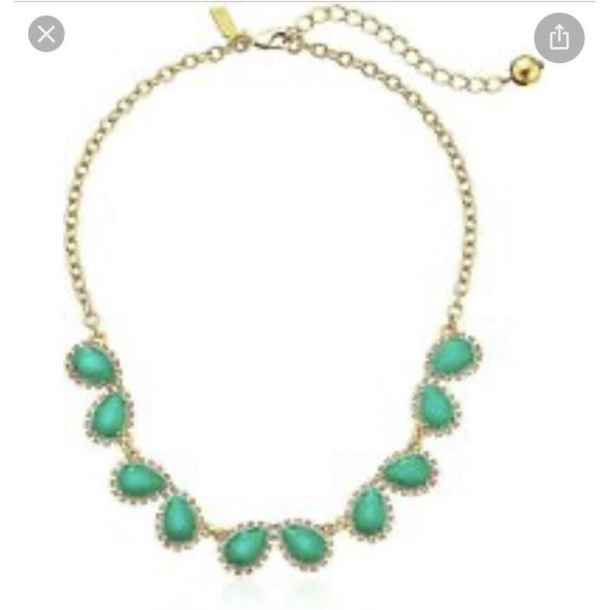 Kate Spade Teardrop Balloon Bouquet Necklace Green$128 157K