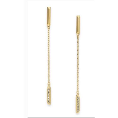 Kate Spade Raise The Bar Drop Goldtone Earrings 600m