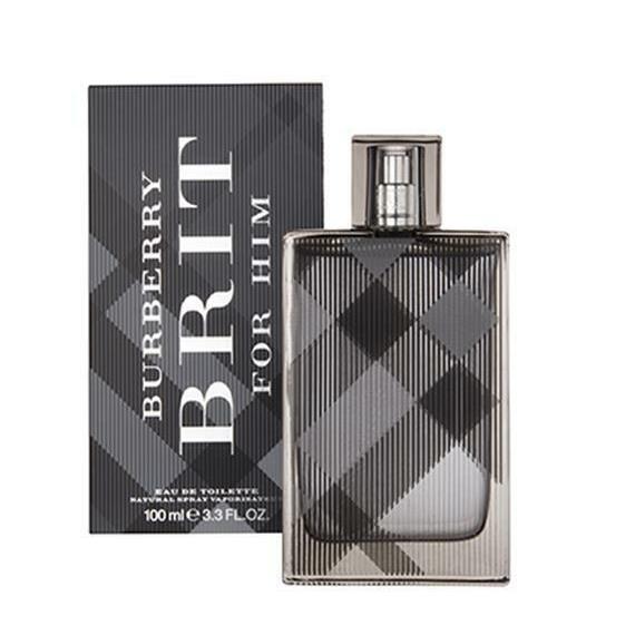 Burberry Brit Men Eau de Toilette Spray 3.3 Oz / 100 Ml