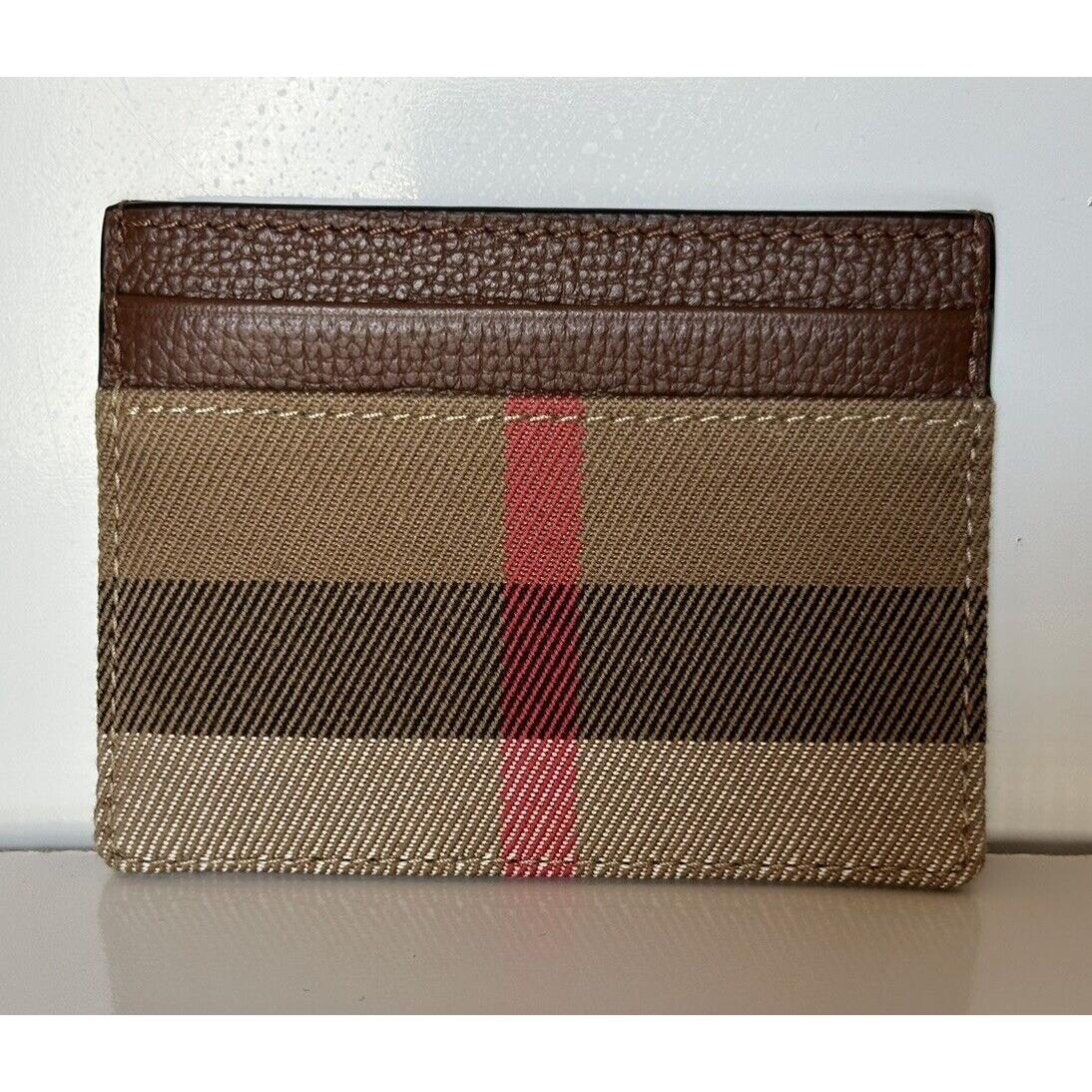 Burberry Vintage Check Archive Beige/brown Leather Card Case 80731421