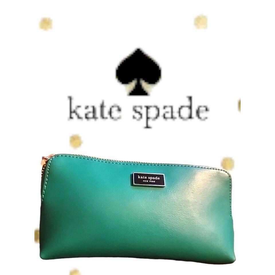 Kate Spade Zip Top Leather Belt Green Bag Fanny Pack S/m