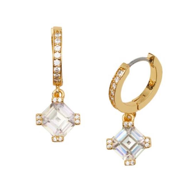 Kate Spade New York Goldtone and Cubic Zirconia Drop Earrings