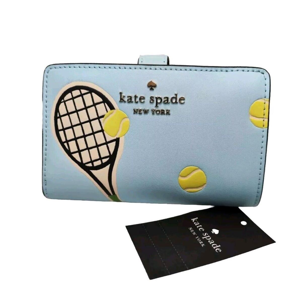 Kate Spade Other Ground Slam Medium Compact Bifold Wallet Tennis Theme KF502