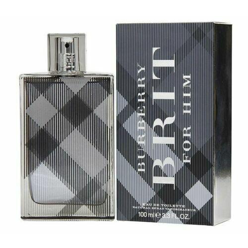 Burberry Brit Men 3.3 oz 100 ml Eau De Toilette Spray Packaging