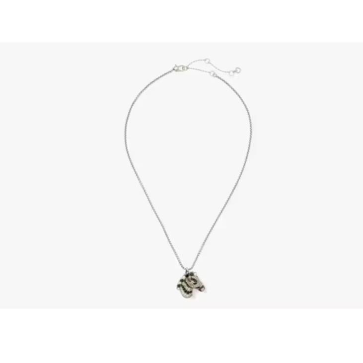 Kate Spade Earn Your Stripes Crystal Zebra Necklace