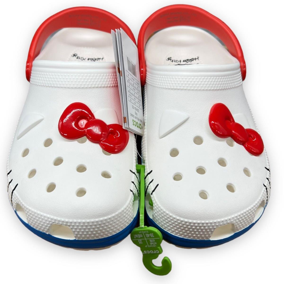 Crocs Hello Kitty Clogs Women s 9 Red White Blue 50th Anniversary San Rio