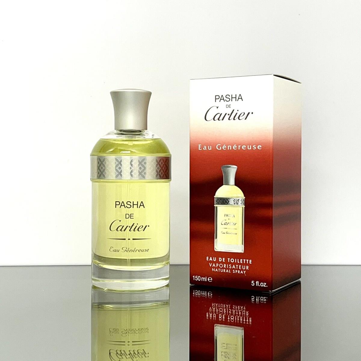 Pasha De Cartier Eau Genereuse 5oz-150ml Edt Men Spr Cologne Vintage BN31