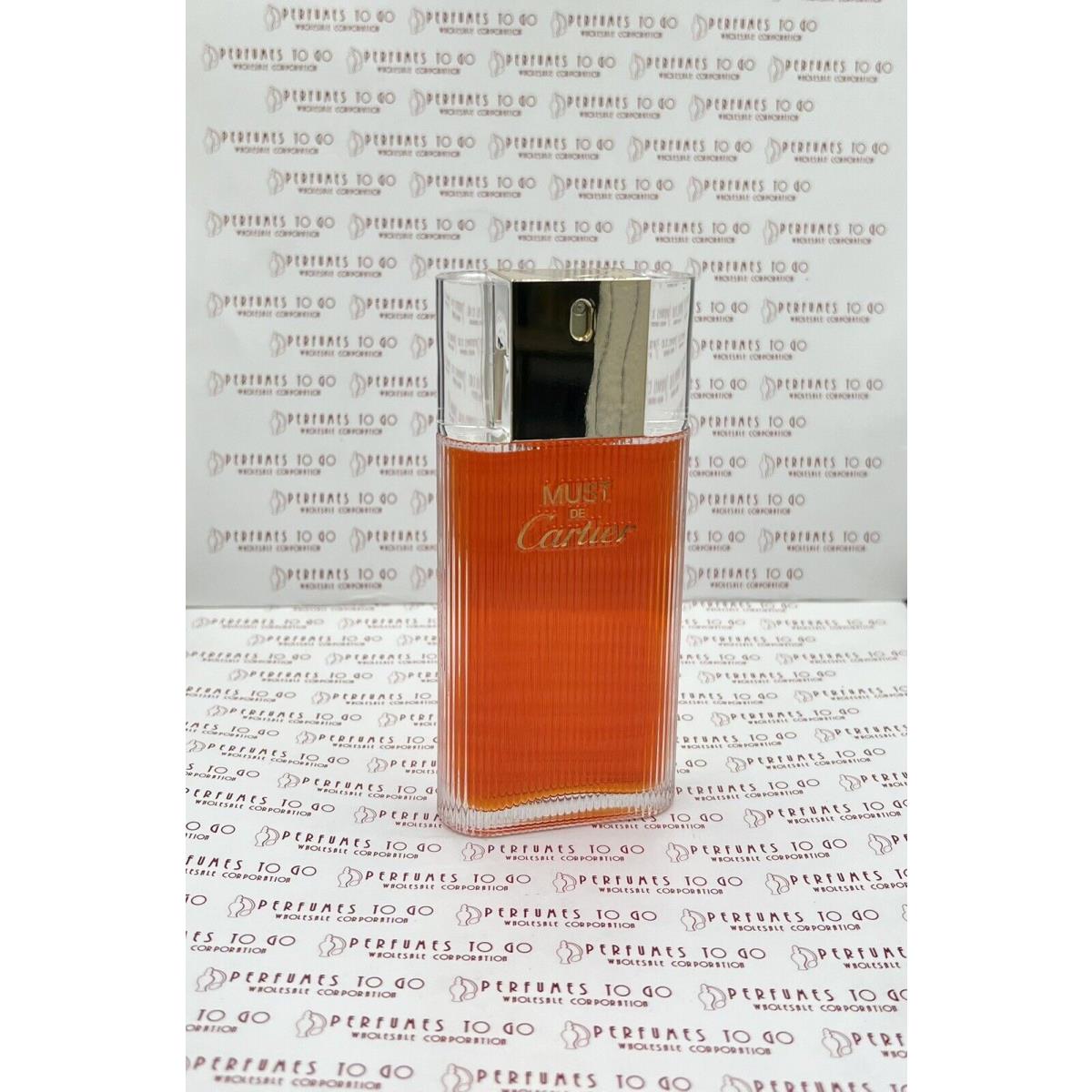 Must de Cartier by Cartier 3.3 oz Edt Spray For Women New