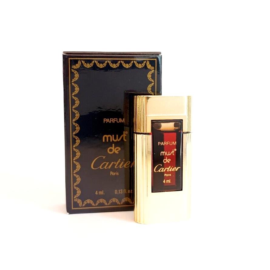 Must De Cartier Parfum Perfume Mini O.13oz 4ml Women s Vintage Rare