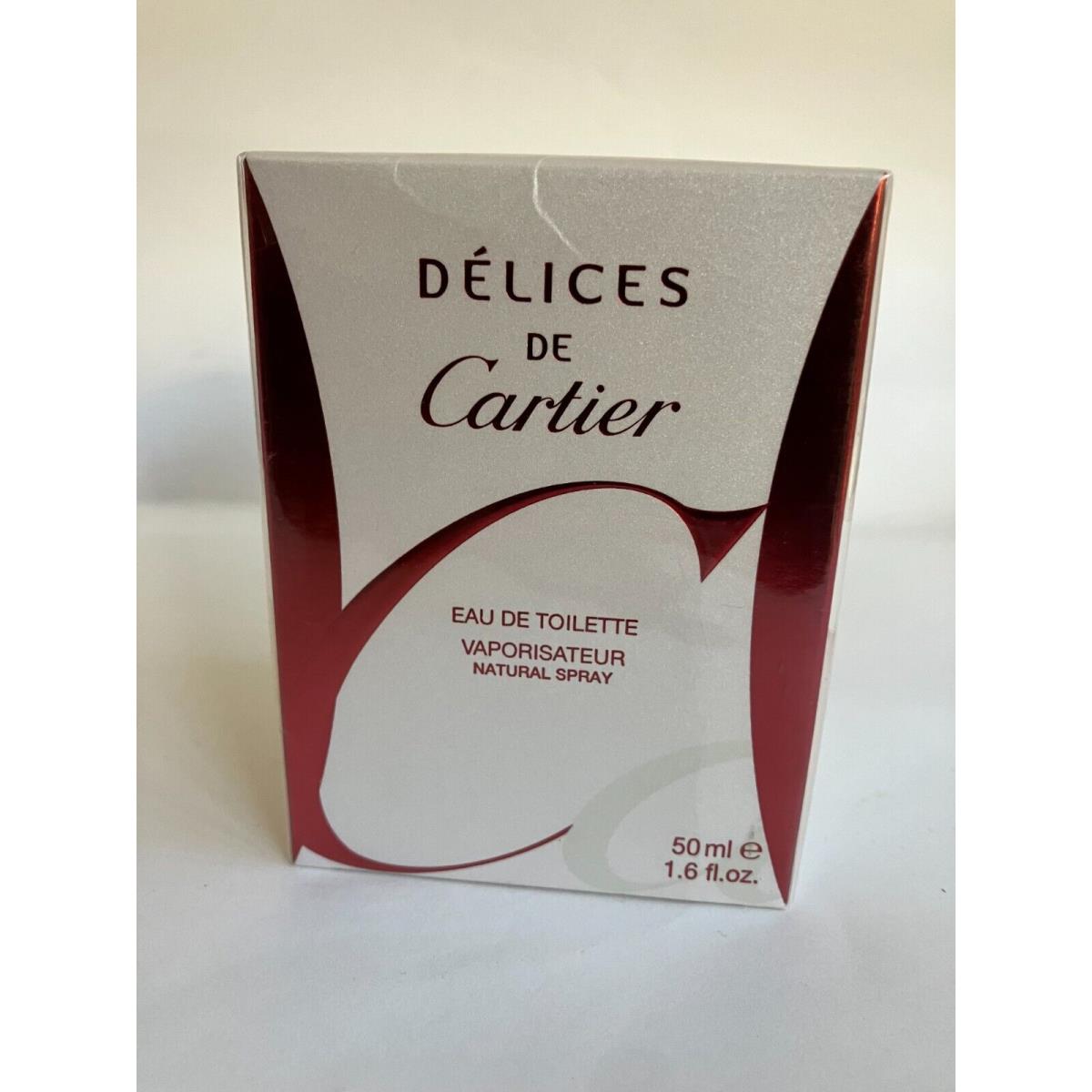 Delices DE Cartier 1.6 oz Edt Spray For Women Rare