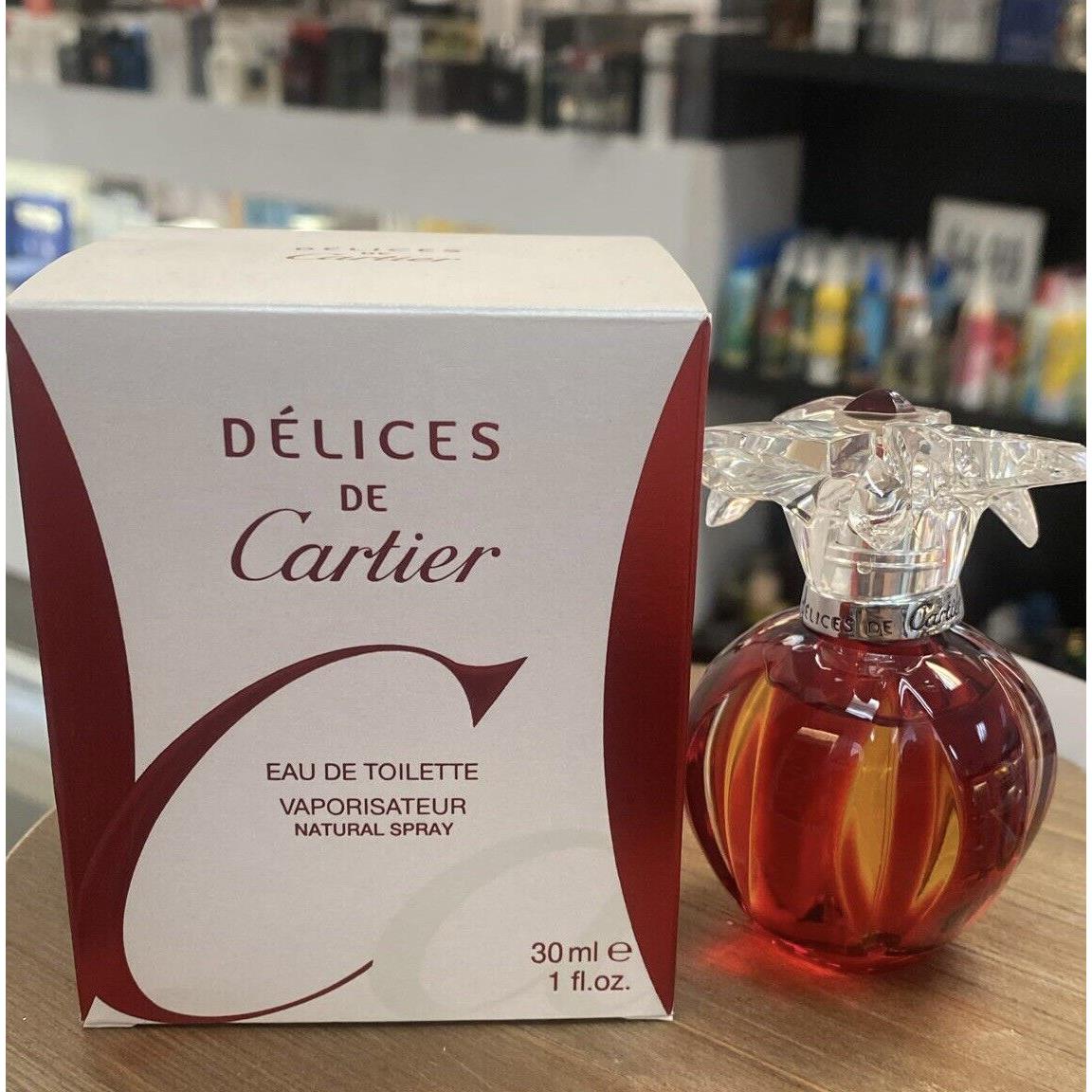 Delices DE Cartier 1.6 oz Edt Spray For Women Rare