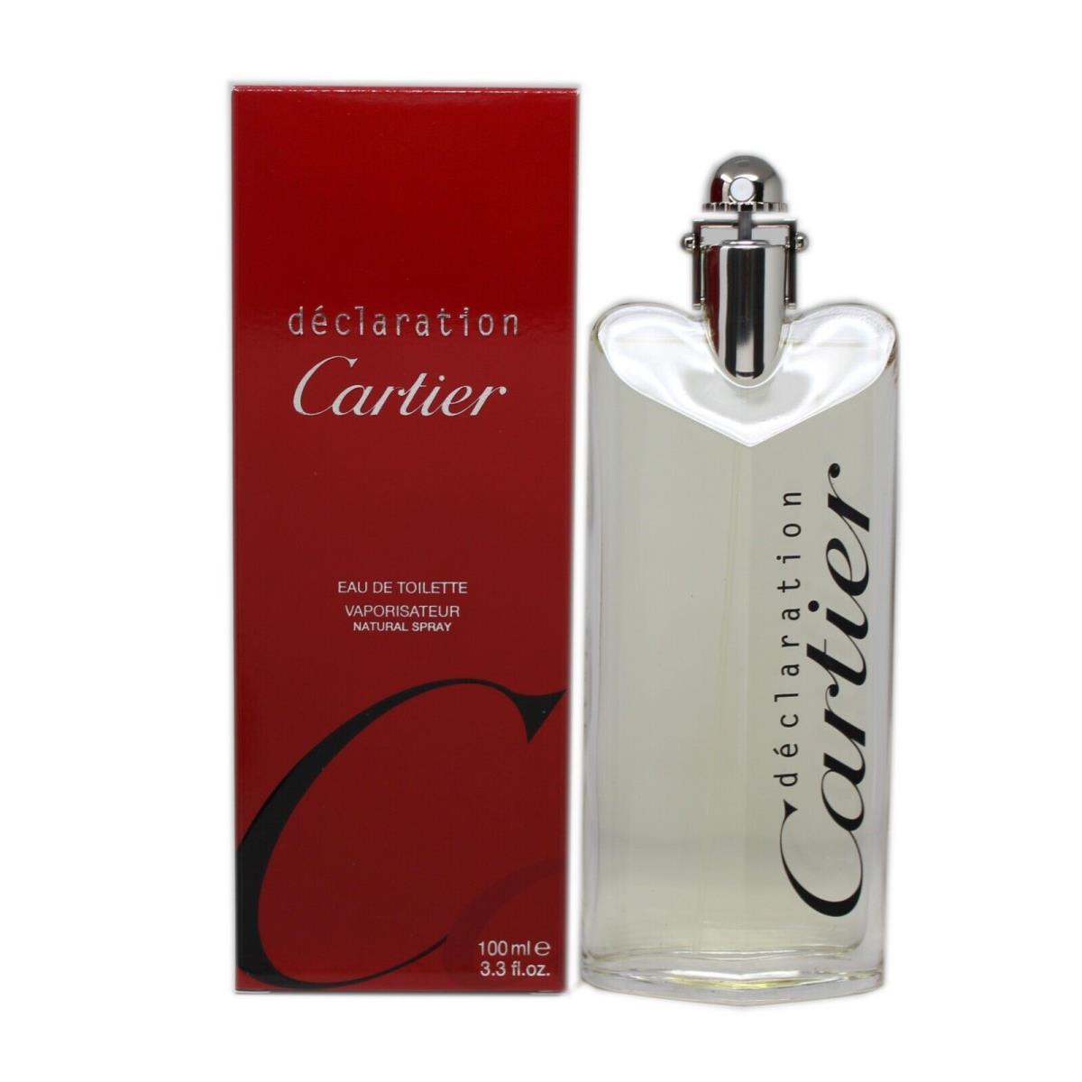 Cartier Declaration Eau DE Toilette Natural Spray 100 ML/3.3 Fl.oz. N/p