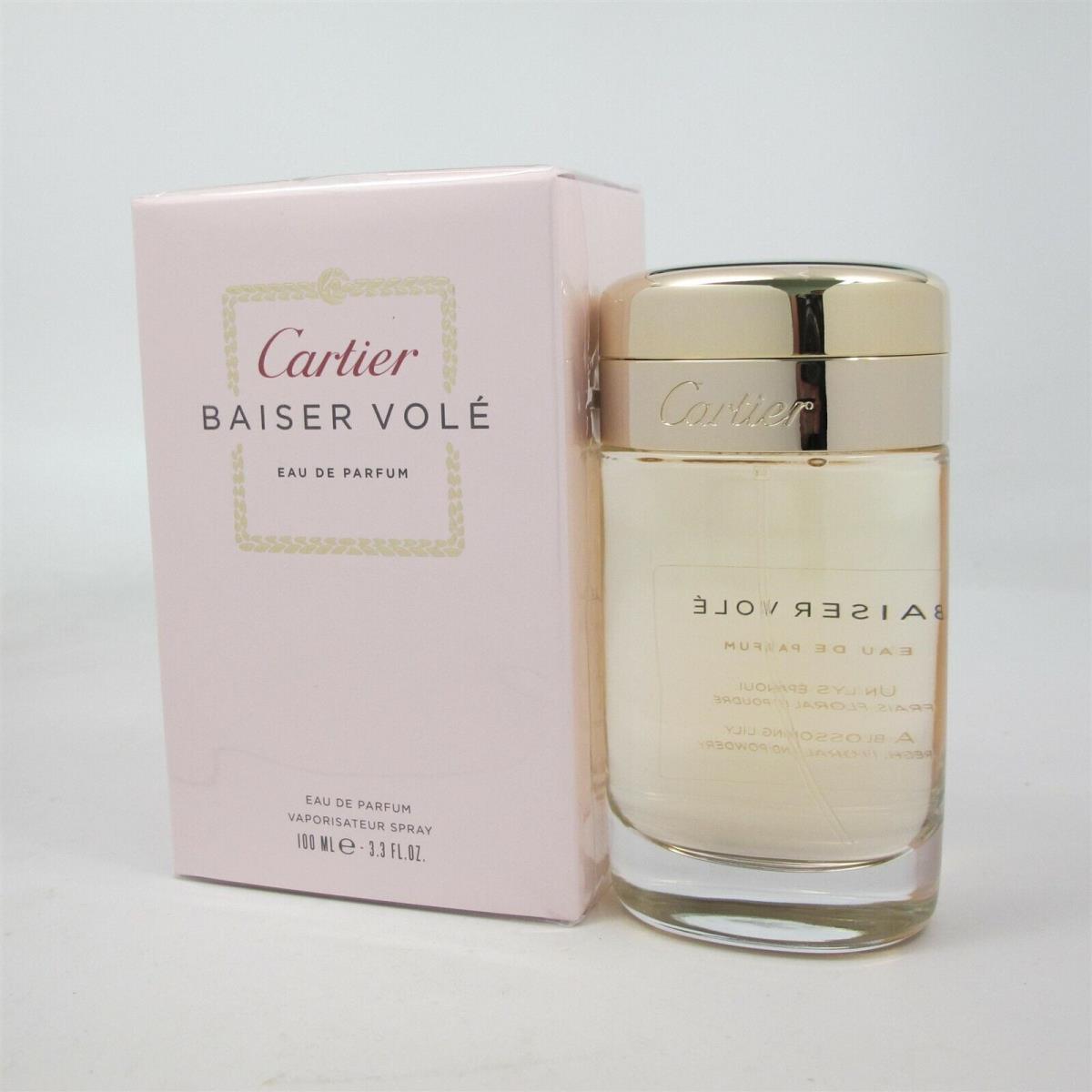 Baiser Vole by Cartier 100 Ml/ 3.3 oz Eau de Parfum Spray