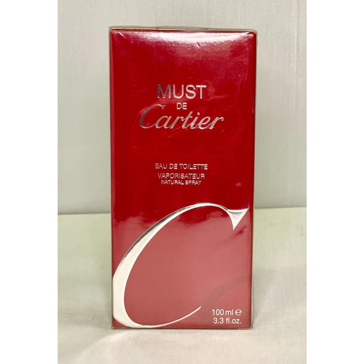 Must De Cartier by Cartier 3.3 Oz / 100ml Eau de Toilette For Women