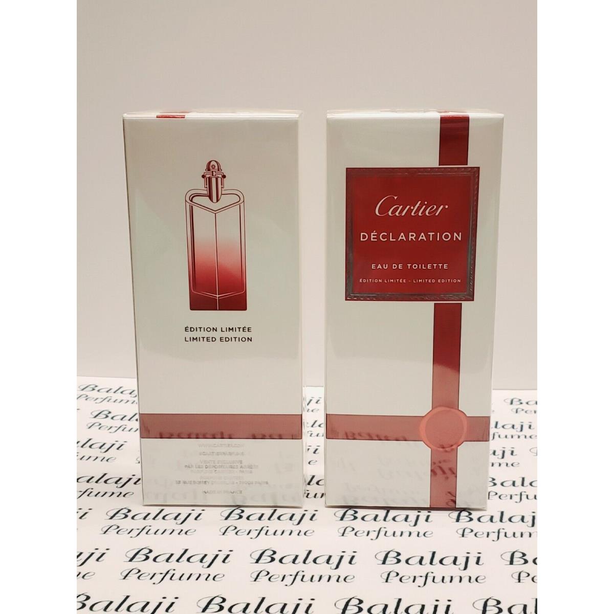 Cartier Declaration Limited Edition 3.4OZ Edt Spray For Men New