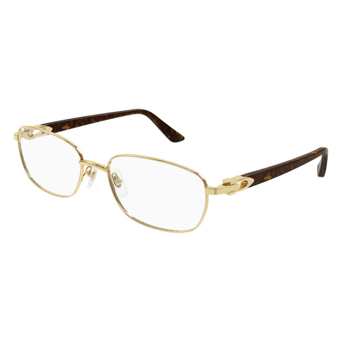Cartier CT0368o-005 Gold Havana Eyeglasses