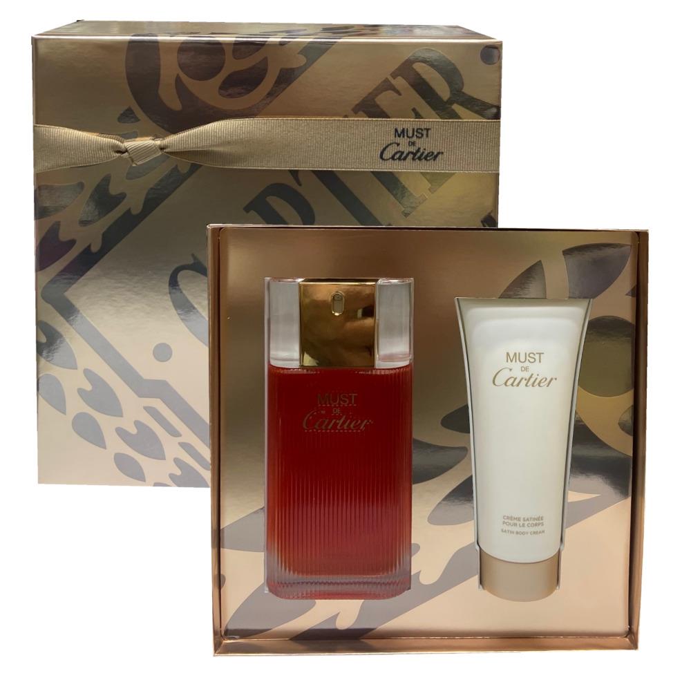 Must De Cartier by Cartier 2PC Set - 3.3 Fl oz Edt + 3.3 oz Bodylotion For Women