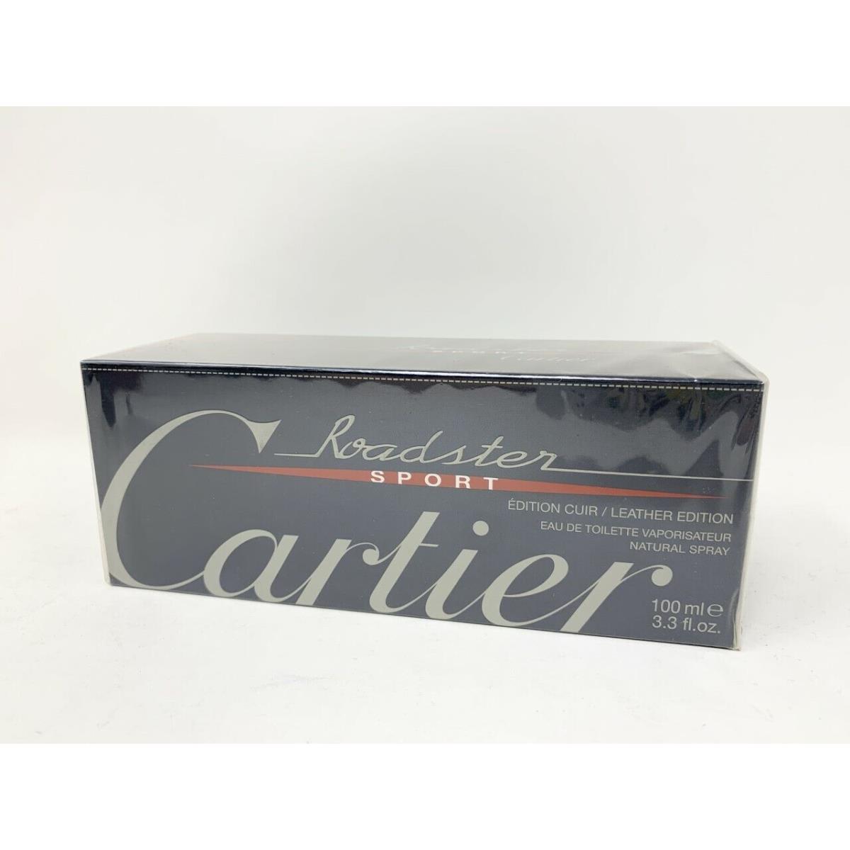 Cartier Roadster Sport Leather Edition 3.3 oz / 100 ml Edt For Men