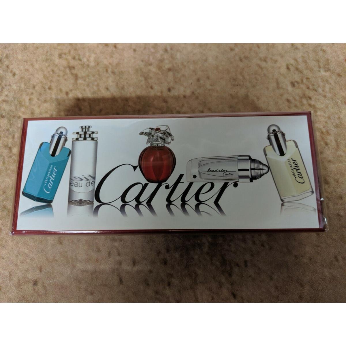 Cartier 5 PC Gift Set Edt Declaration Eau De Cartier Delices De Cartier Etc P7