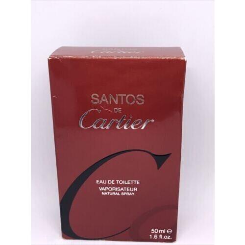 Santos De Cartier Red Edition 1.6 Eau De Toilette Spray For Men