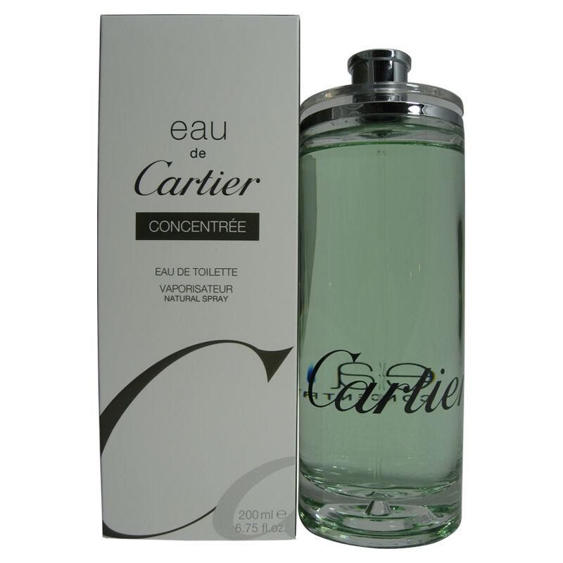 Eau De Cartier Concentree by Cartier For Men 6.75 oz Eau de Toilette Spray Rare