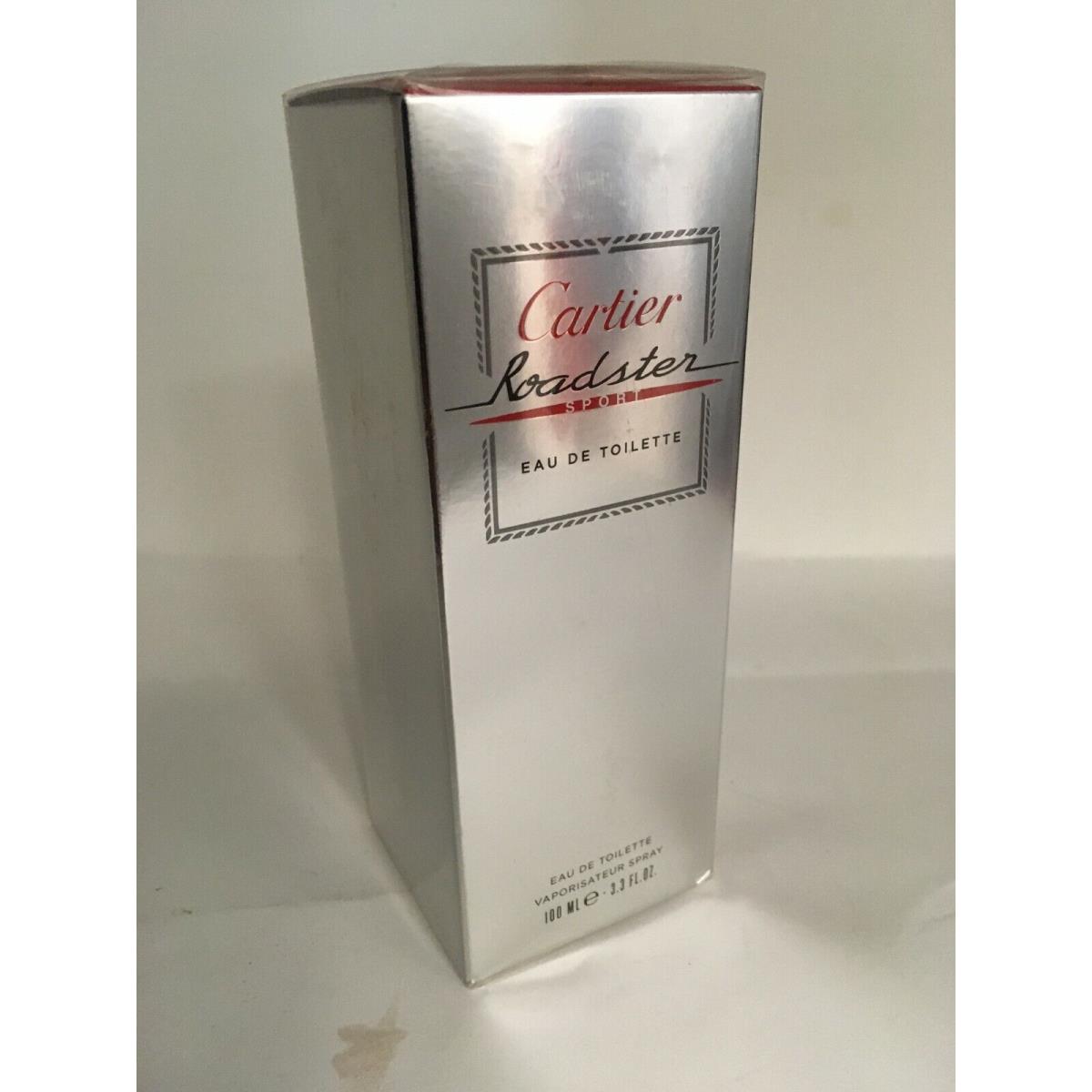 Cartier Roadster Sport 3.3oz Edt Spray For Men Very Rare