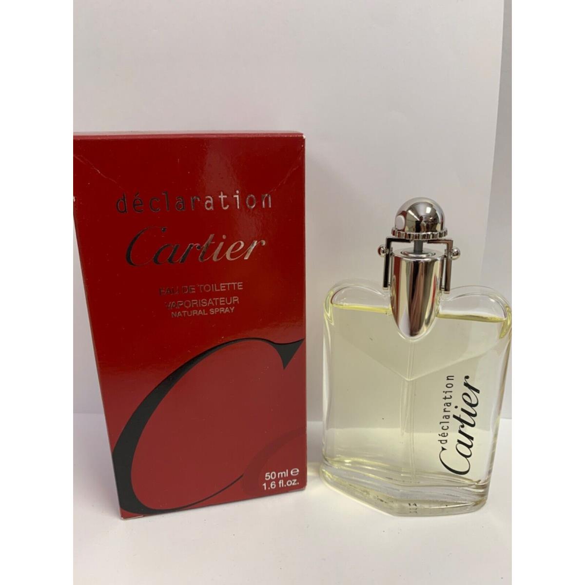 Cartier Declaration Men 50ml Eau De Toilette Spray 1.6 Fl Oz Formula