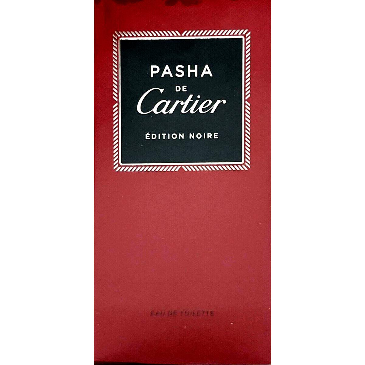 Pasha DE Cartier Edition Noire Eau DE Toilette Spray For Men 3.3 Oz / 100 ml