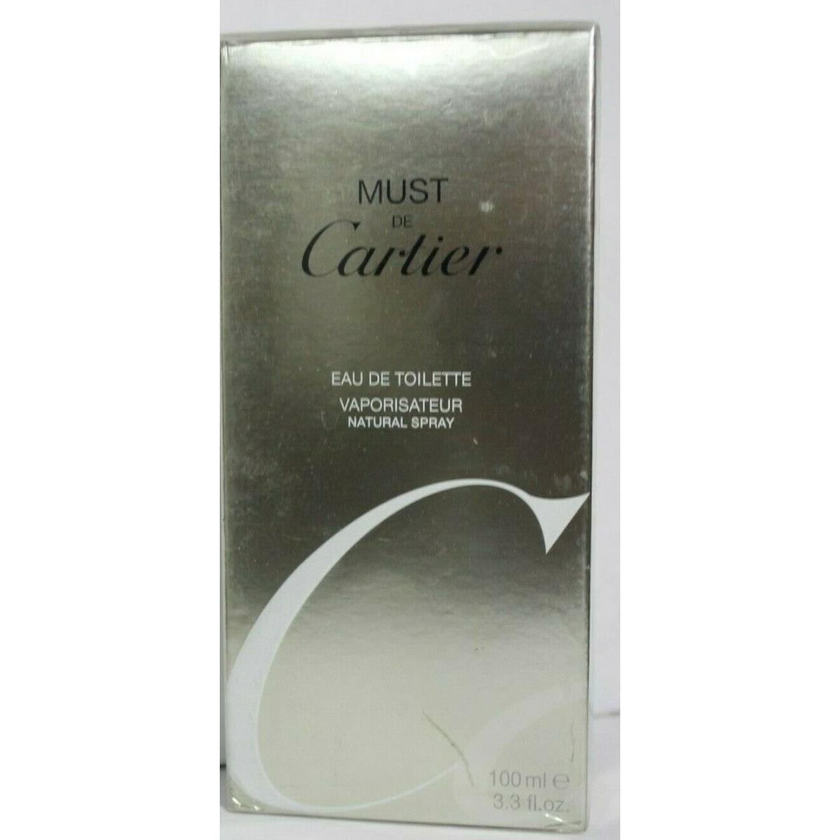 Must De Cartier By Cartier Eau De Toilette Spray 3.3Oz Formula