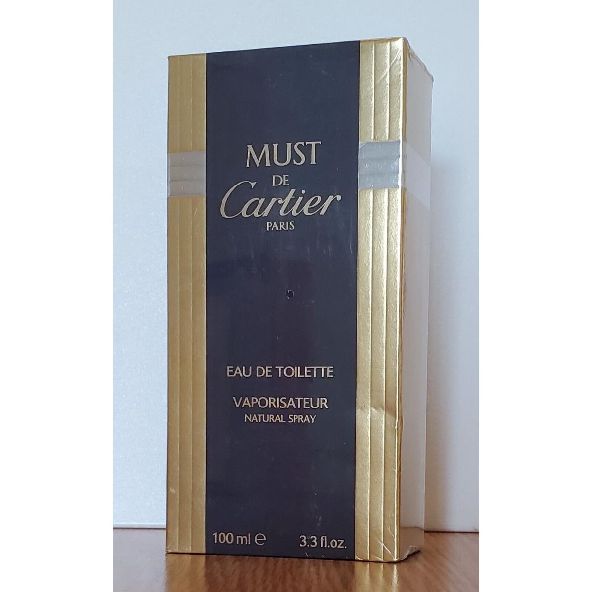 Cartier Must De Cartier Eau De Toilette Spray 3.3 Oz Formula