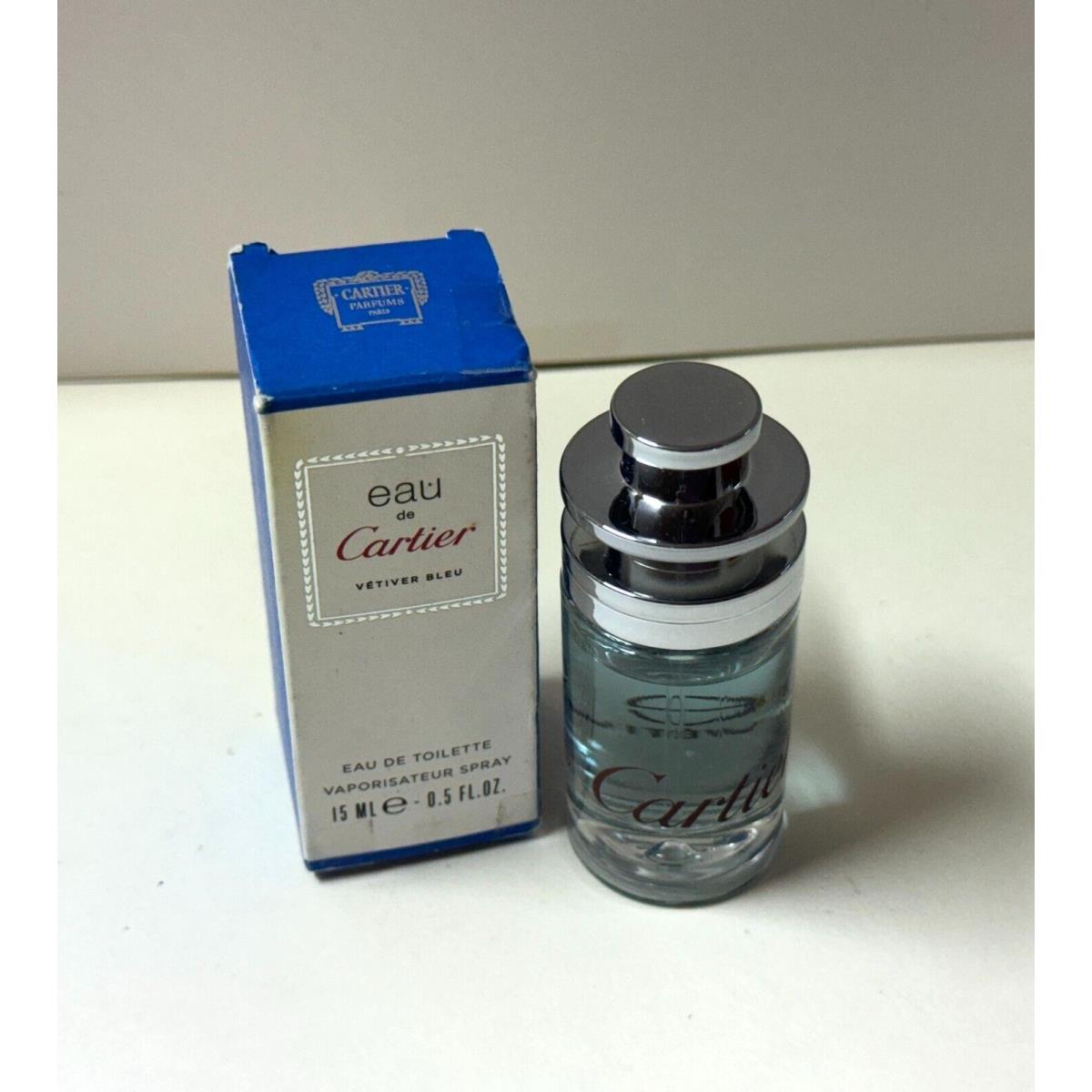 1 x Eau DE Cartier Vetiver Bleu Eau De Toilette Spray Size :: 0.5 oz