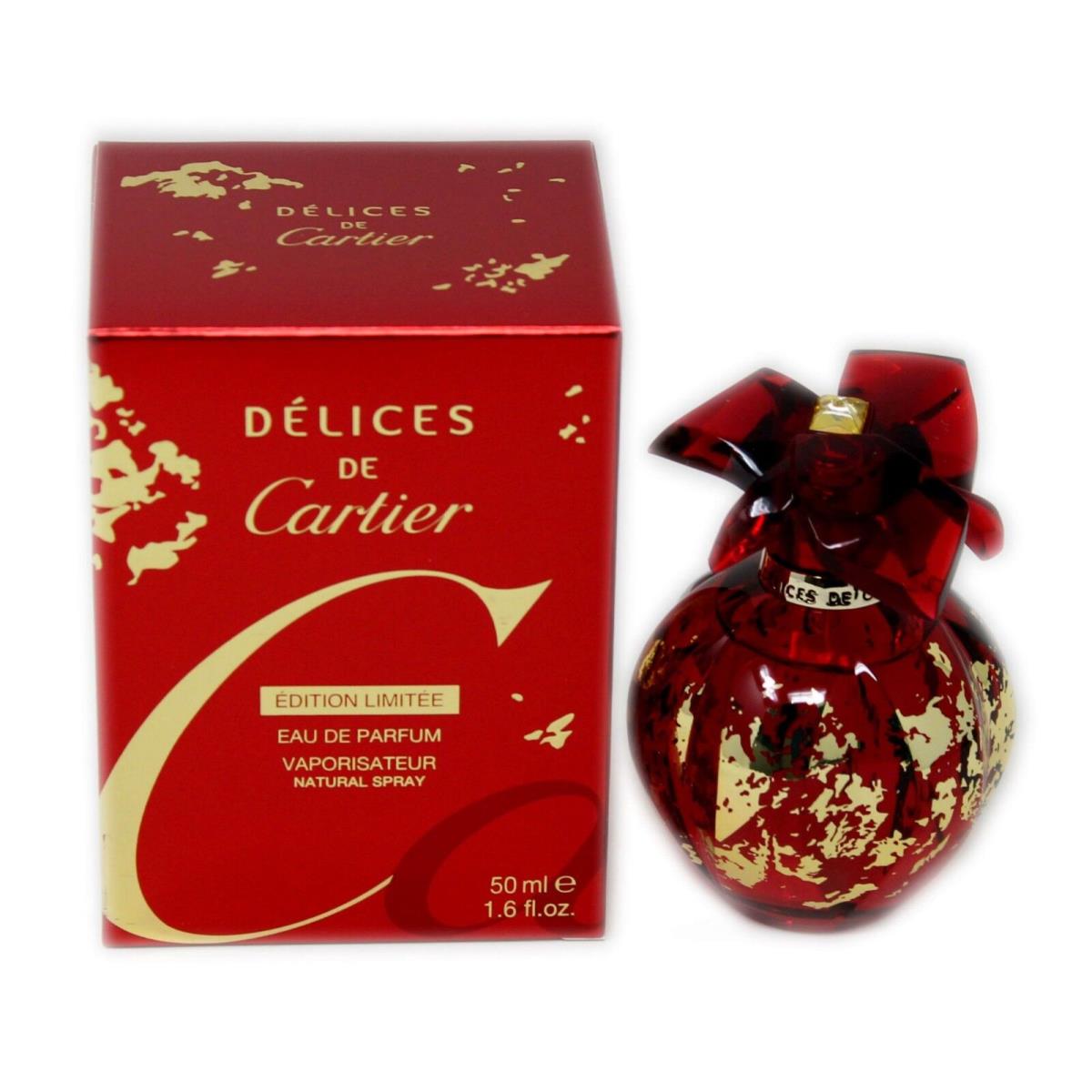 Cartier Delices DE Cartier Eau DE Parfum Natural Spray 50ML Limitited Edition