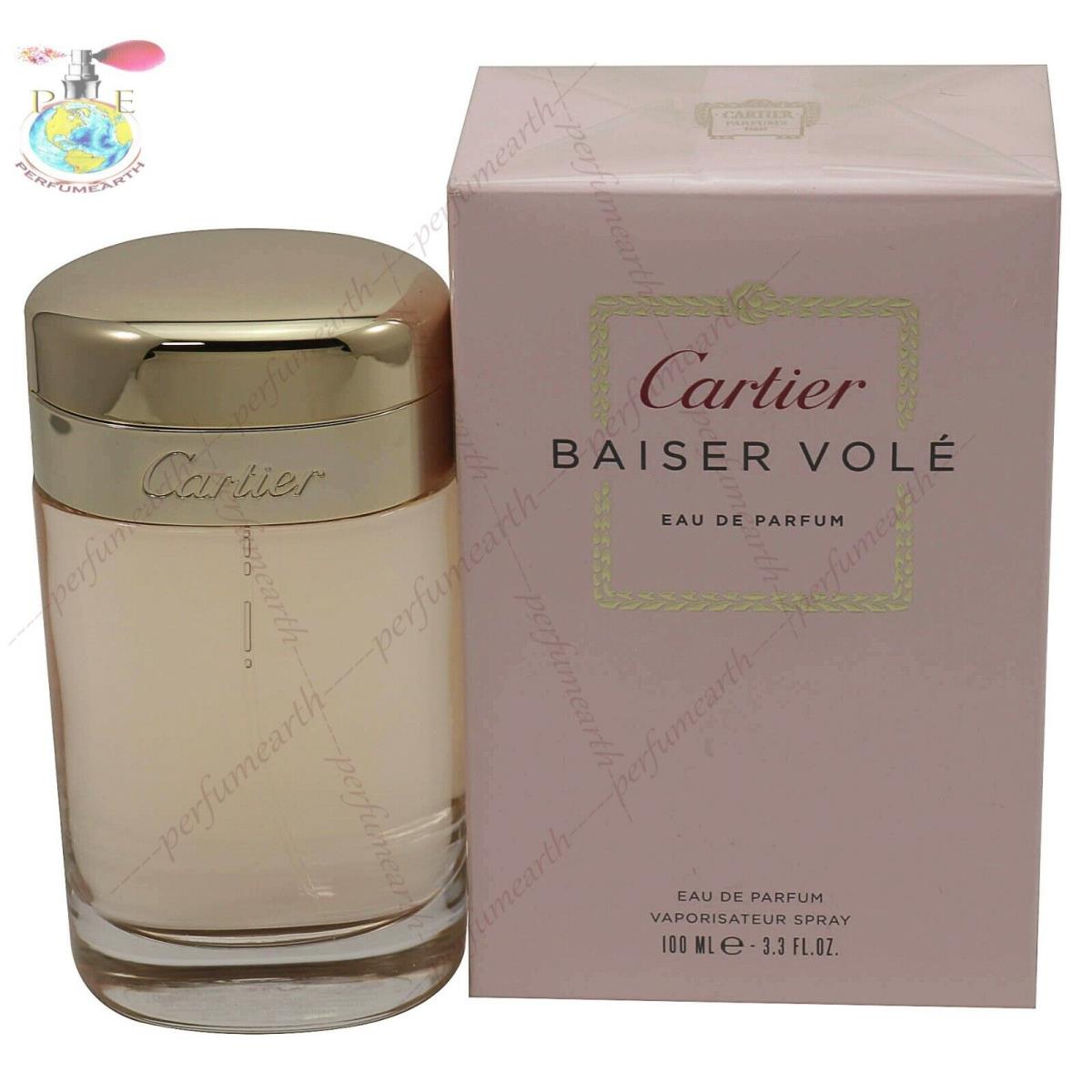 Baiser Vole BY Cartier 3.4/3.3 OZ Edp Spray For Women