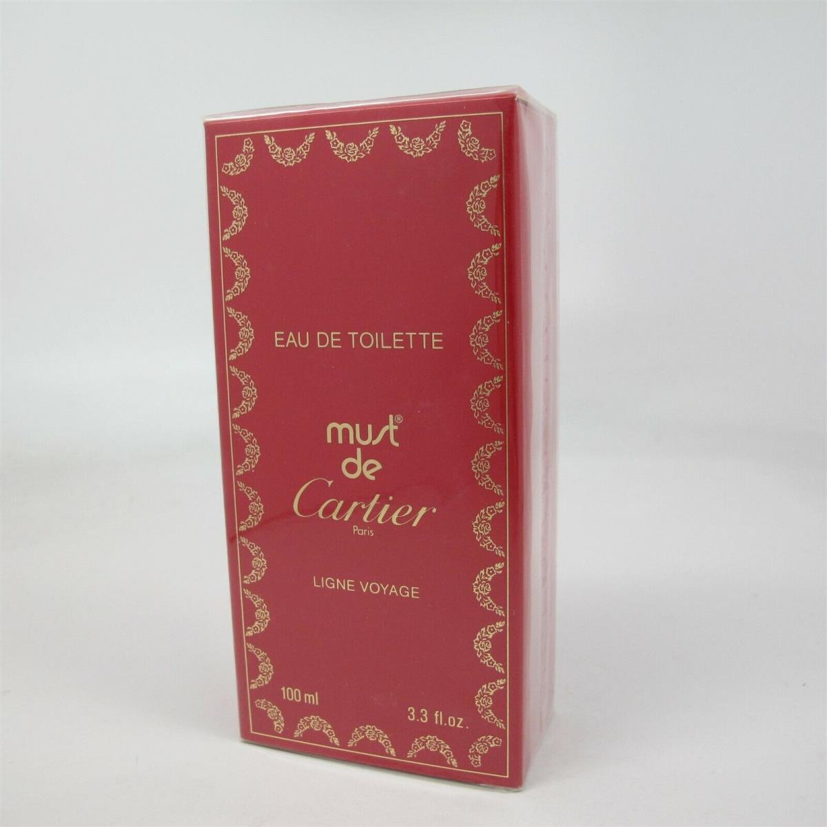 Must DE Cartier by Cartier 100 Ml/ 3.3 oz Eau de Toilette Splash Vintage