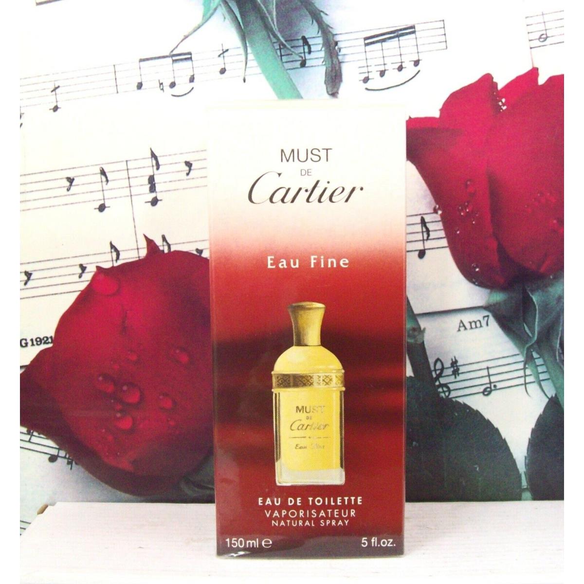 Must De Cartier Eau Fine Edt Spray 5.0 Fl. Oz. Box