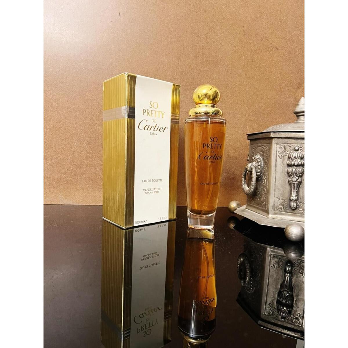 Vintage Cartier So Pretty Edt 100 ml 3.4 oz Women Spray V Rare