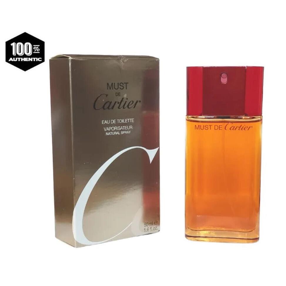 Must De Cartier by Cartier 1.6 oz / 50 ml Edt Spray For Women Rare