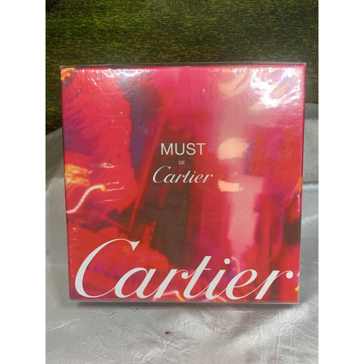 Must DE Cartier Classic 50ML Edt Spray/ 100G Transparent Amber Soap Gift Set