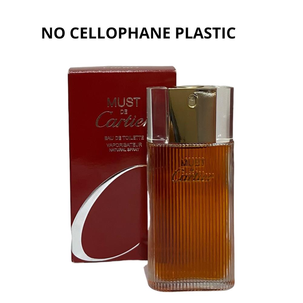 Must De Cartier by Cartier For Women 1.6 oz Edt Spray no Cellophane