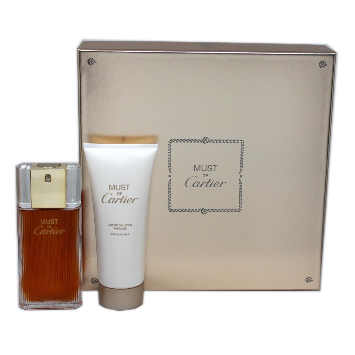 Must DE Cartier 2PC Gift Set Eau DE Toilette Natural Spray 50ML