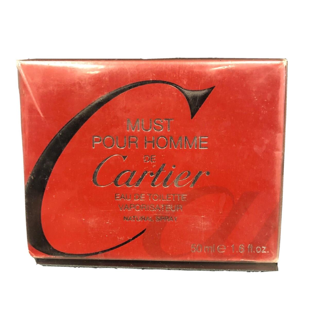 Cartier Must Pour Homme De Cartier Eau De Toilette Spray 1.6 oz