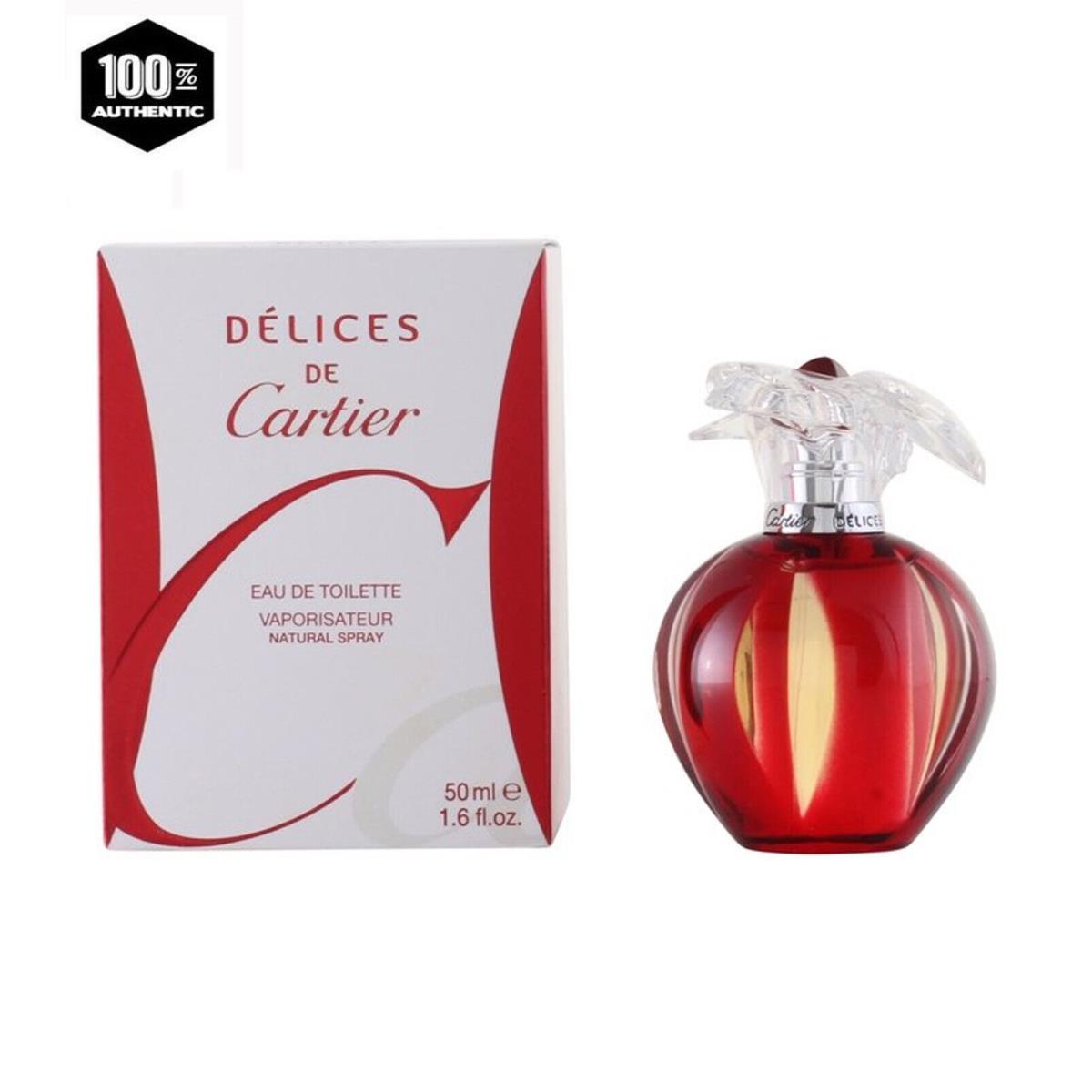 Delices De Cartier by Cartier 1.6 oz / 50 ml Edt Spray For Women